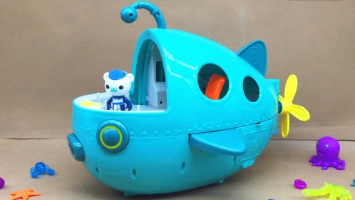 海底小纵队深海探险章鱼堡!巨型灯笼鱼艇!