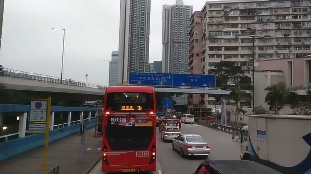 香港巴士4K KMB ATENU1294 905 九龙巴士 荔枝角 湾仔北