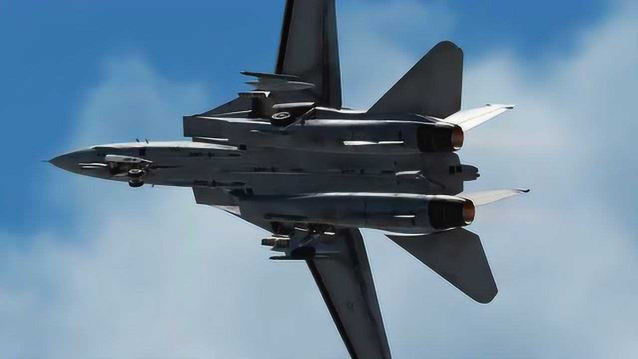 动画横拟f14雄猫战机炫爆的飞行机动表演