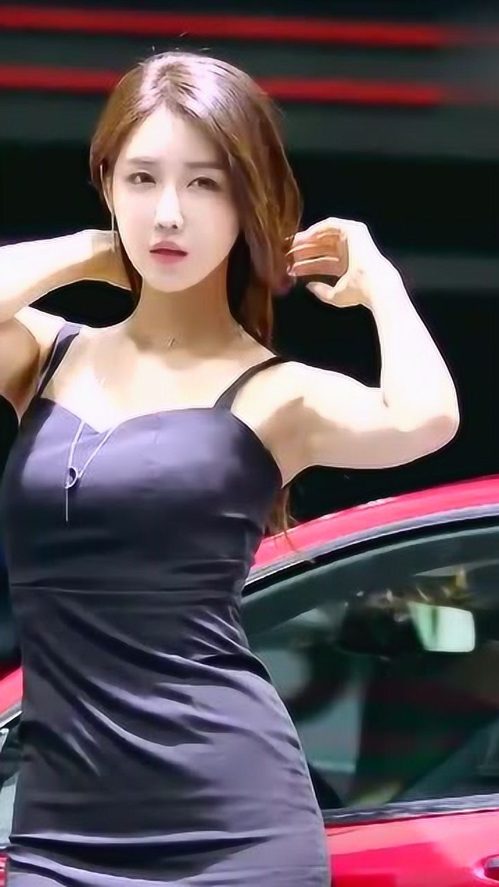 韩国车模柳多妍,长得太漂亮了,怪不得这么火