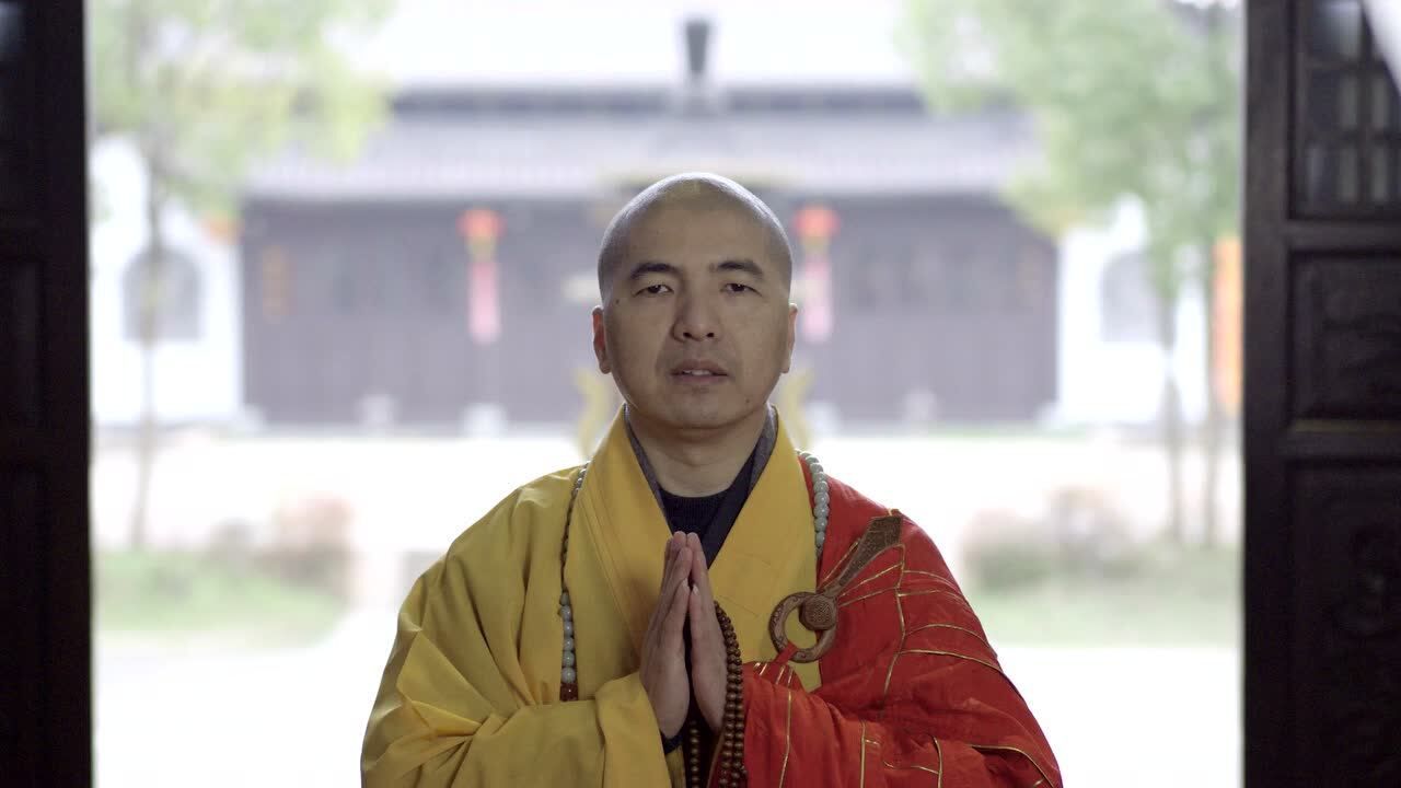 石佛古寺法觉法师代大众佛前祈福