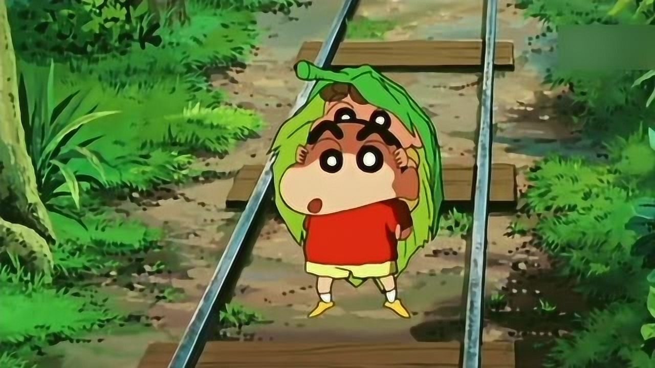 蜡笔小新之丛林大冒险:大猩猩也有同情心看到小葵哭就不忍心伤害.