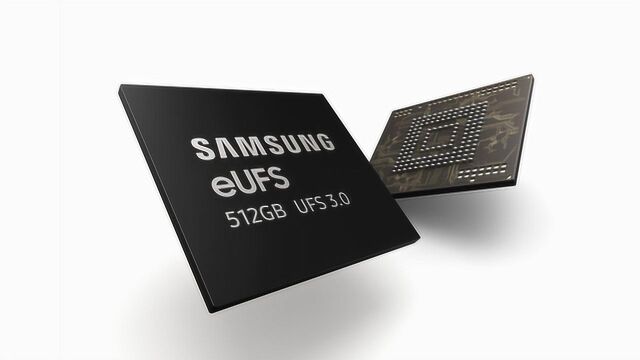 全球首发!三星宣布量产512GB eUFS3.0闪存芯片