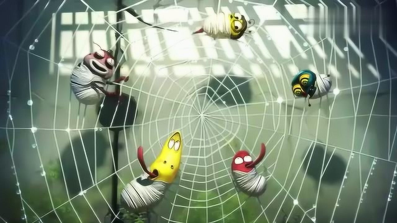 爆笑虫子虫虫们被蜘蛛抓