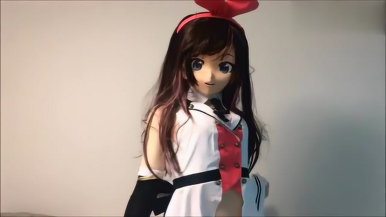 kigurumi面具,好漂亮的娃娃面具,好喜欢!