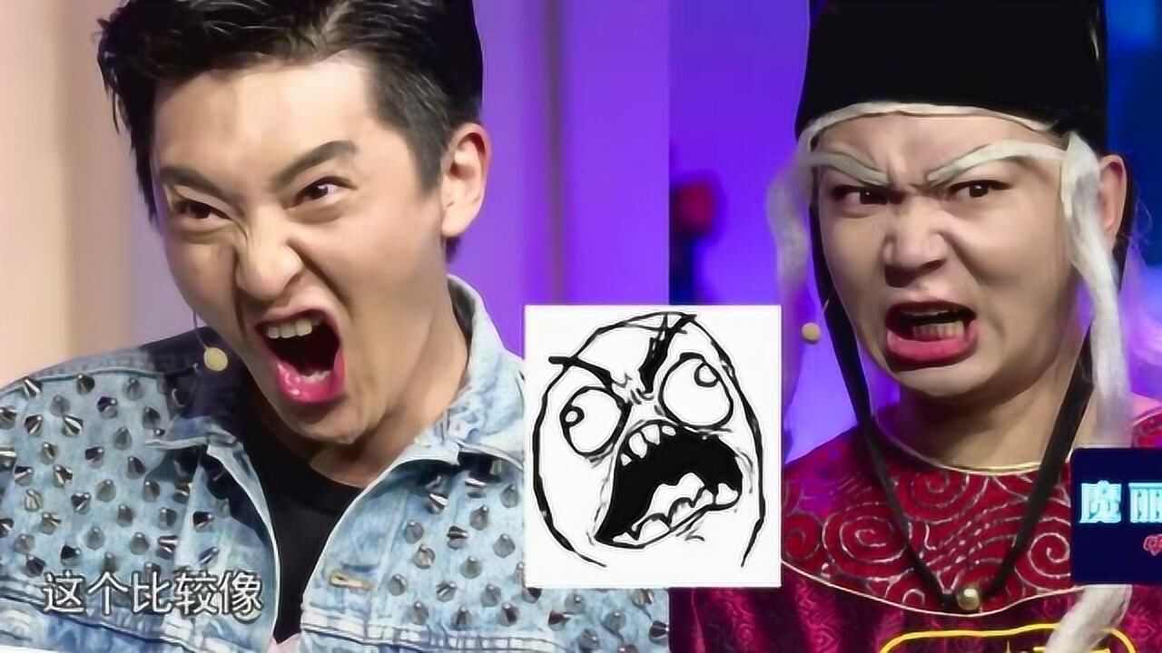 郭京飞搞笑模仿聊天表情包  与华少pk  脸部扭曲程度让人忍俊不禁