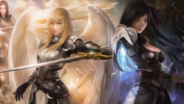 天使英姿飒爽,巾帼不让须眉!《雄兵连之诸天降临》燃向amv