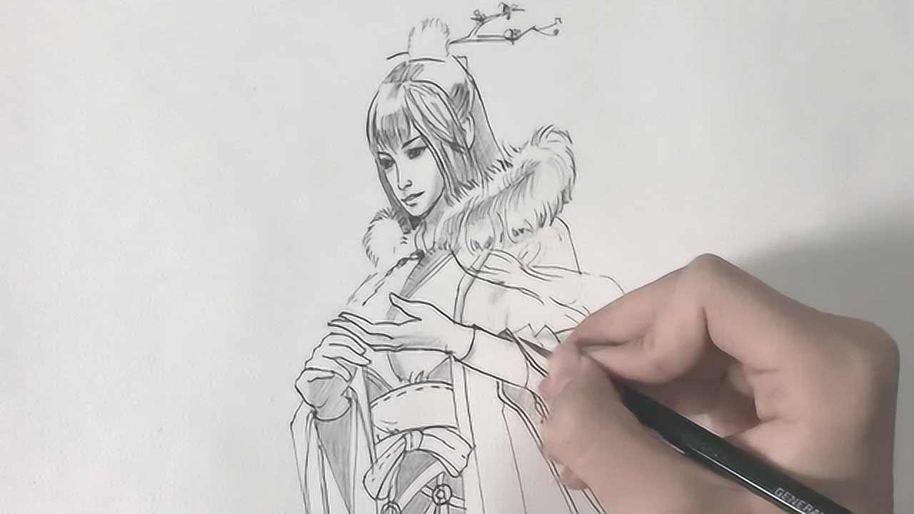 《国漫手绘》:万界神主绝世佳人雪影族圣女,女神魅力撩人!