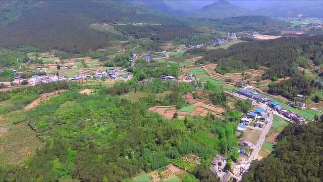 四川绵阳江油市大康镇巩家湾航拍:空山不见人,但闻人语响