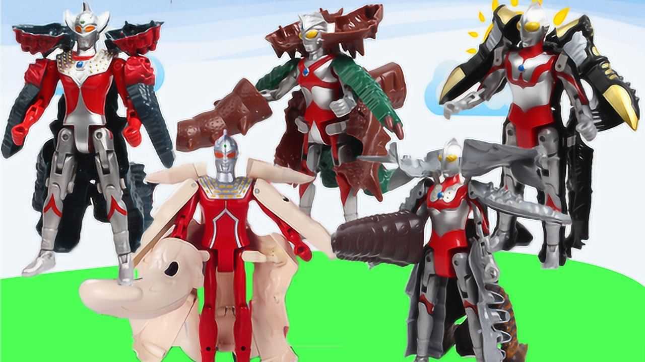 奥特曼变怪兽赛文佐菲泰罗宇宙超人和艾斯奥特曼变怪兽大挑战