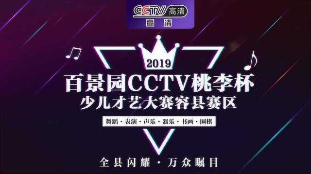 百景园2019CCTV桃李杯少儿才艺大赛容县赛区