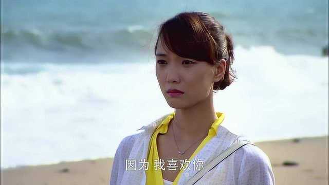 美女帅哥,海边接吻,场面太甜