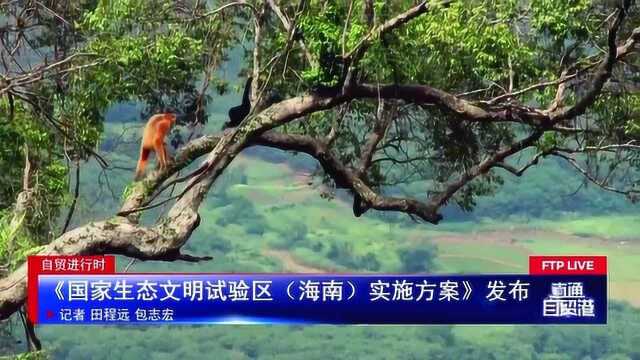 国家生态文明试验区 海南 实施方案 发布