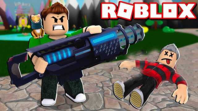 小格解说 Roblox 射击模拟器:解锁最强激光枪!