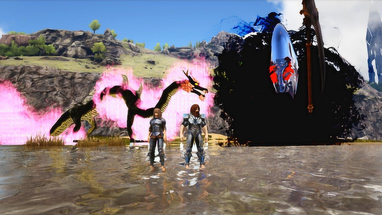 方舟生存进化-vs系列 中国神龙vs地狱死神 结果能猜到吗