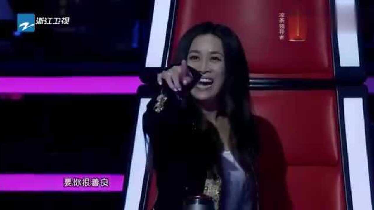 中国好声音:丁丁成名曲!让四位导师全部转身!让那英伸手!_高清1080P在线观看平台_腾讯视频