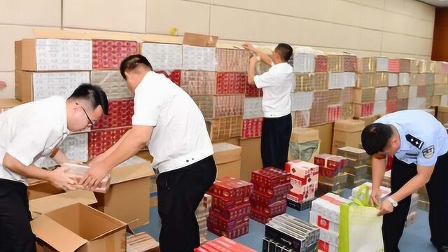 海南重拳出击查获假烟、走私烟6百万余支 涉中华、芙蓉王等