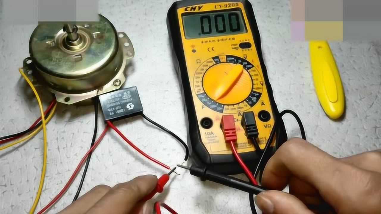 电机用万用表检测方法