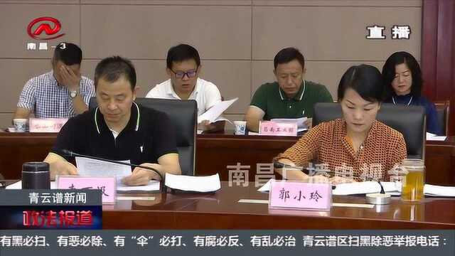 青云谱区召开重点项目调度会第5次会议