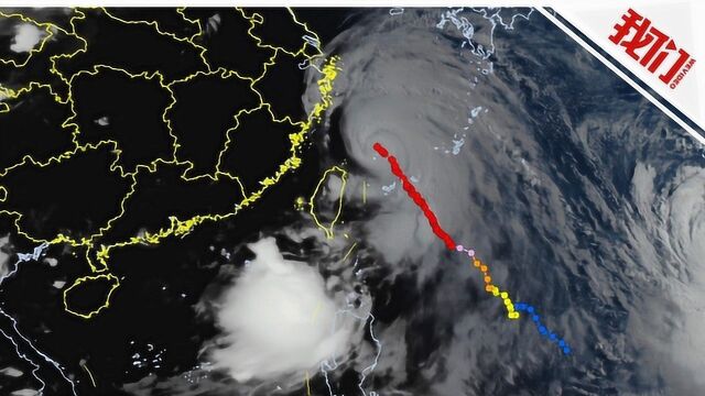 直击台州温州进入7级风圈 卫星云图呈现“利奇马”台风路径