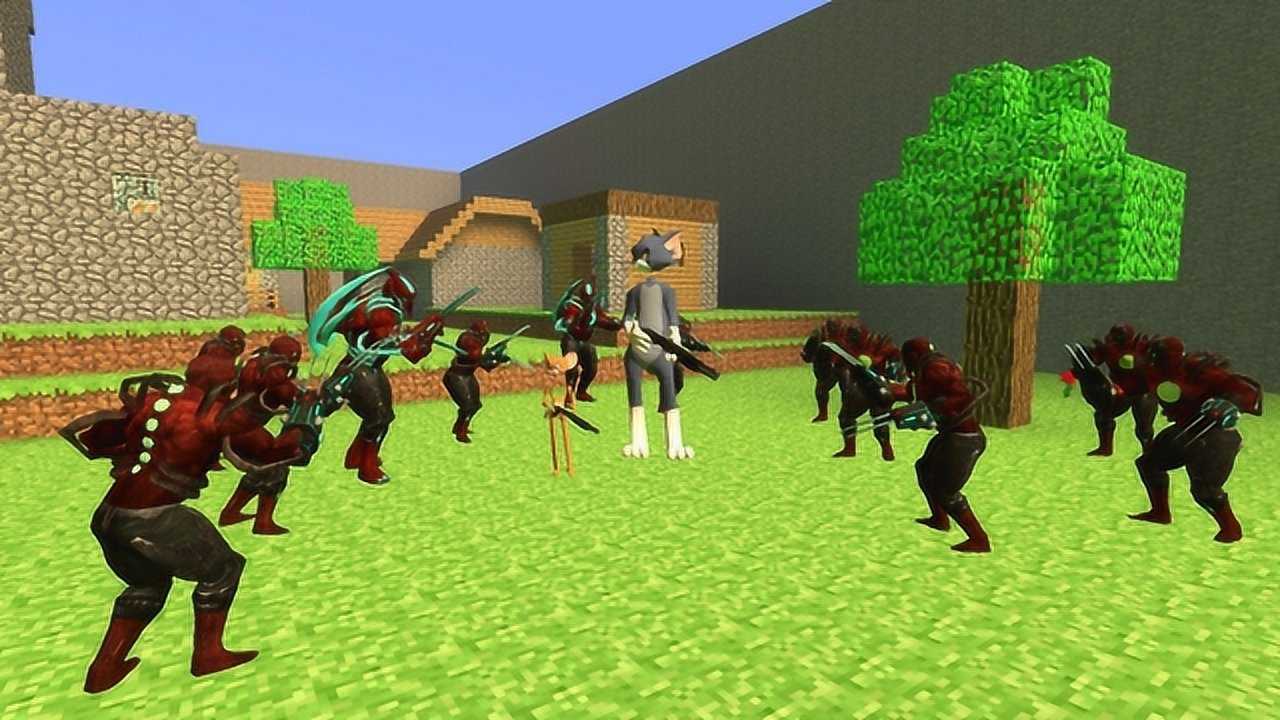 汤姆和杰瑞被僵尸包围了能消灭它们吗