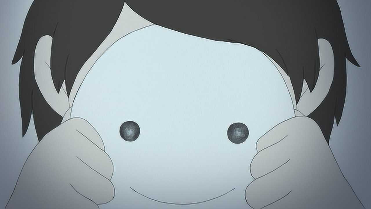 隐喻动画微笑面具每个人都带着一副面具隐藏起真实内心