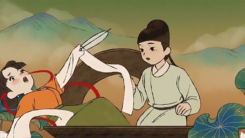 中国唯美动画《春困》：女孩上课春困，浪漫邂逅一位书生！