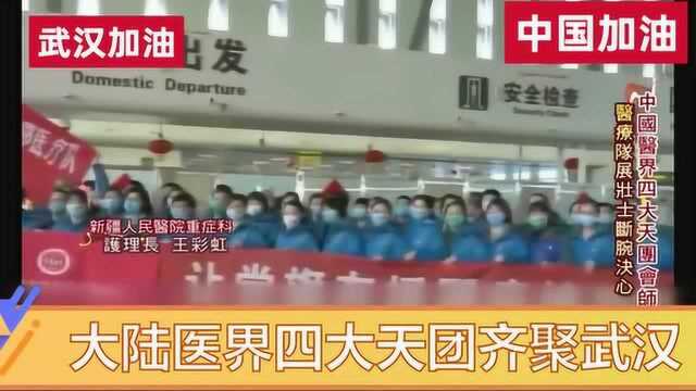 台湾主持人:舍小家为大家,大陆医界四大天团齐聚武汉