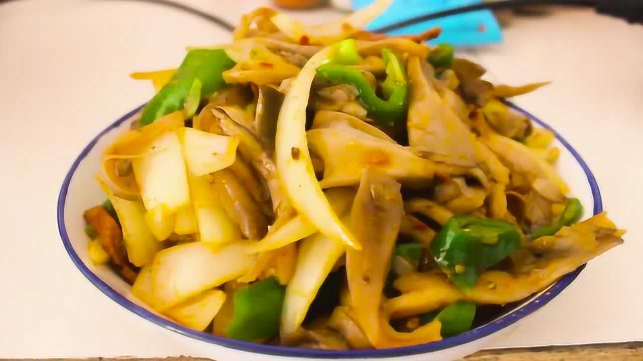 华池美食《炒蘑菇》