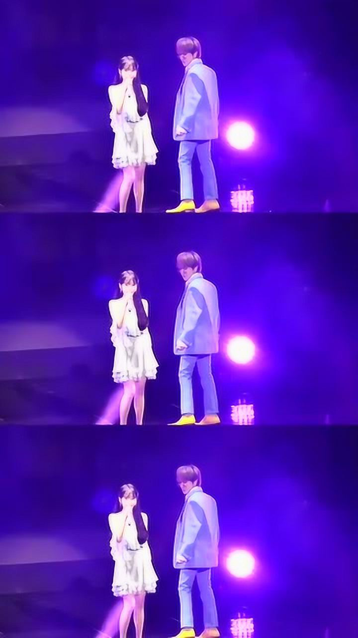 男才女貌权志龙和iu站在一起我看到了爱情