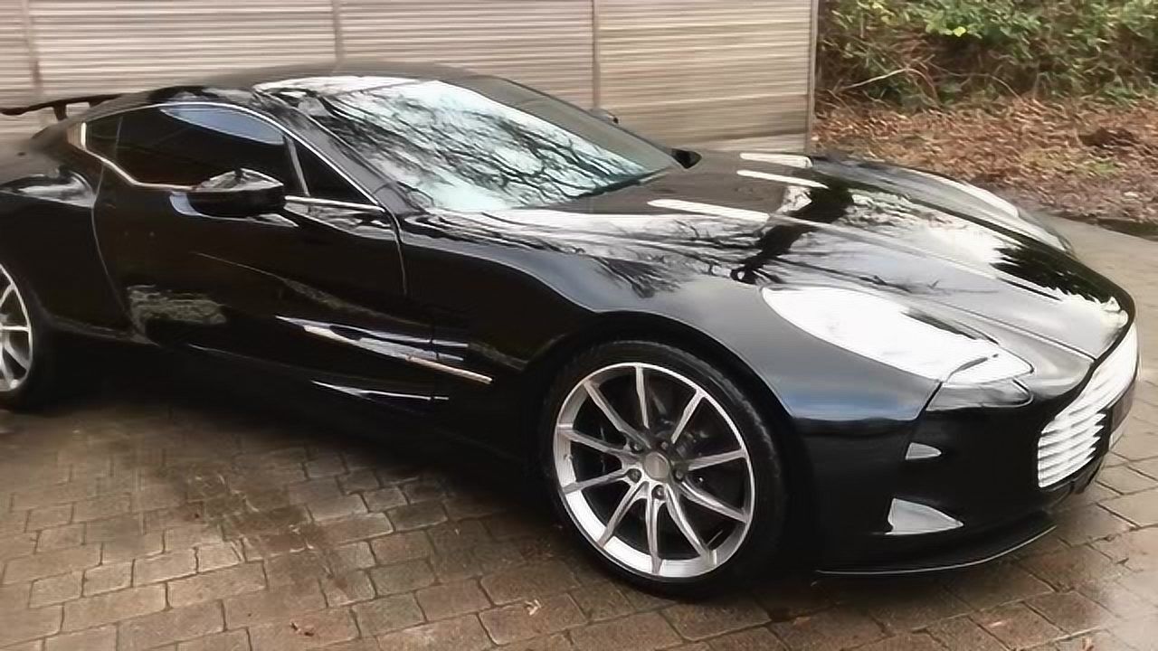 豪华轿车 阿斯顿马丁one-77-煞黑色