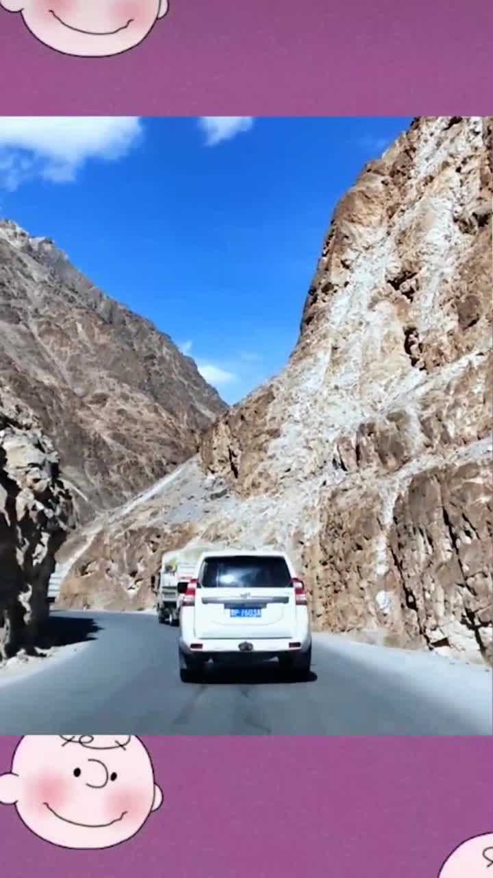 这就是川藏线国道317的路况太难走了,你敢开车过来吗