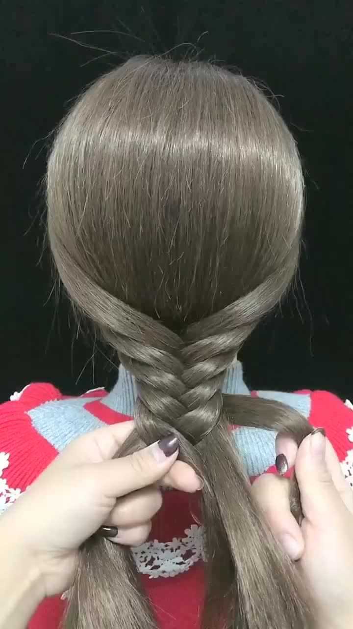 这个发型送给坐月子的姐妹们,好看还舒服,一点儿也不碍事