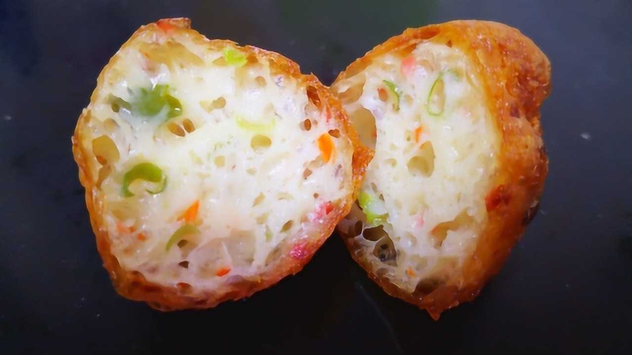 炸面泡?炸油泡?比油条好吃,10分钟做早餐,香脆可口省时省力