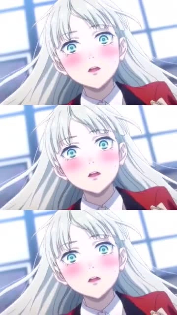 狂赌之渊:摘下面具后的副会长,真的超级可爱了