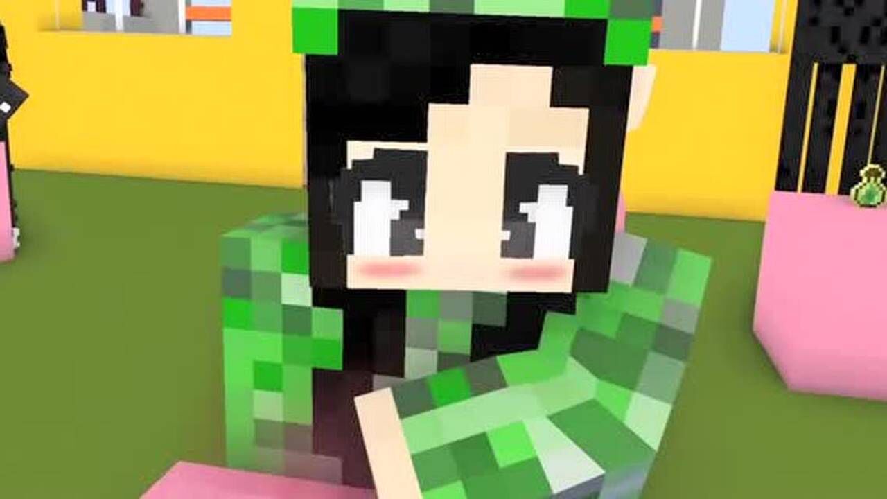 我的世界怪物学校怪物娘化怪物女孩变身可爱怪物娘