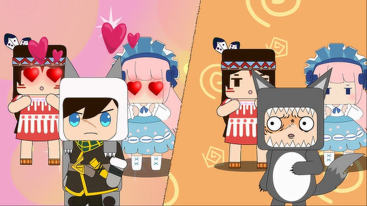 迷你世界寓言故事迷你世界寓言故事20同样是狼为什么女孩子喜欢雪诺不