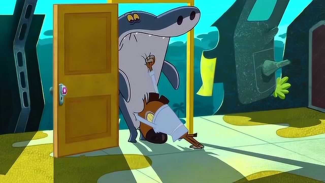 鲨鱼哥和美人鱼鬣狗被欺负非常伤心鲨鱼哥竭尽全力开导他画面太暖