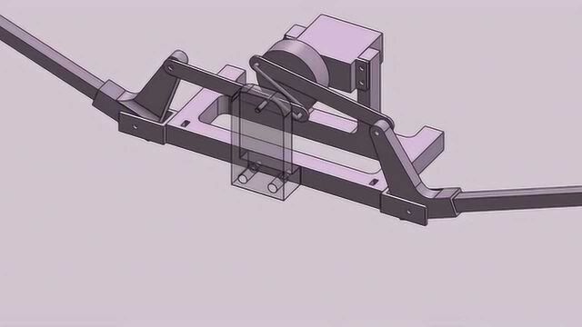 模拟翅膀运动的机构,看完很有灵感!