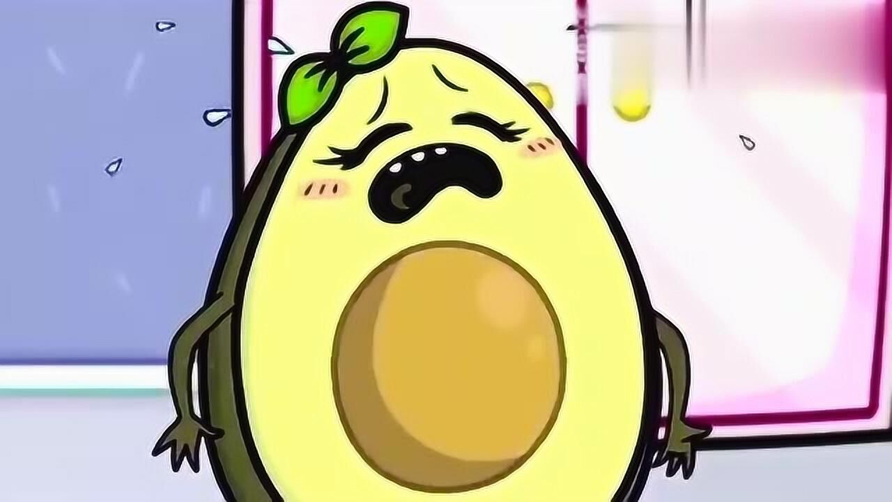 牛油果动画:牛油果女士的肚子太大了衣服都撑破了