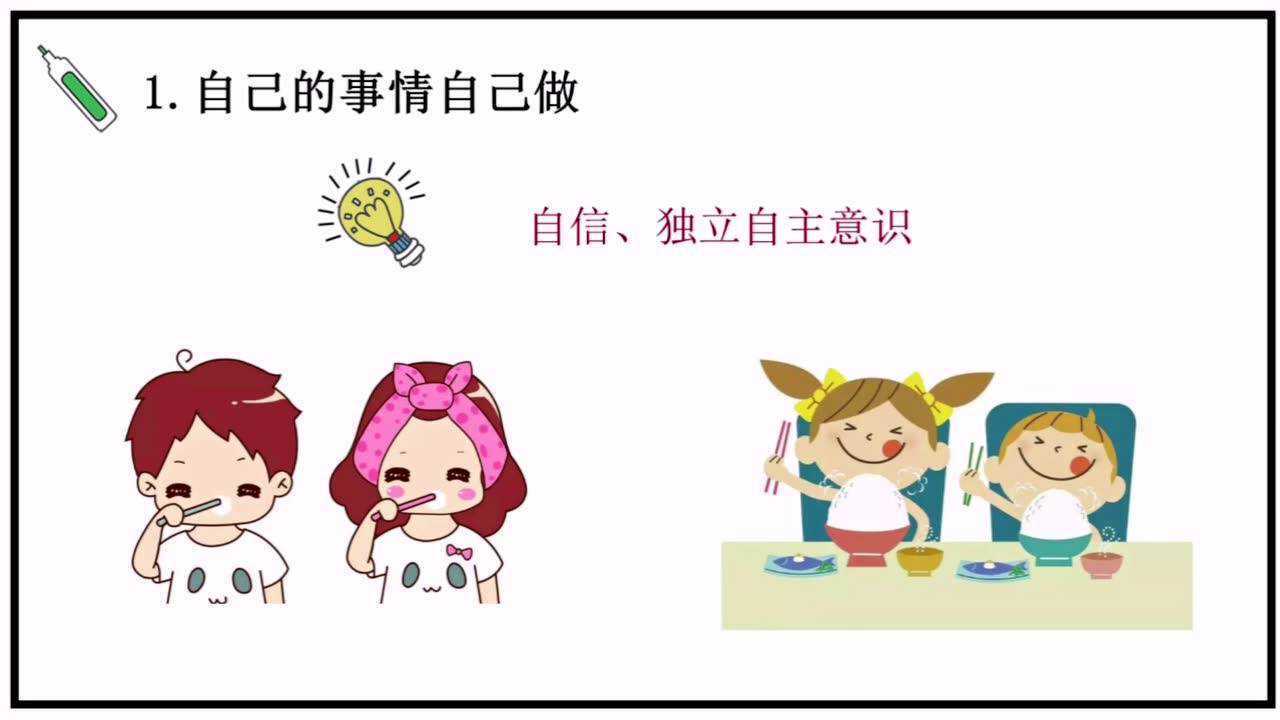 上小学前必须养成的六大习惯上