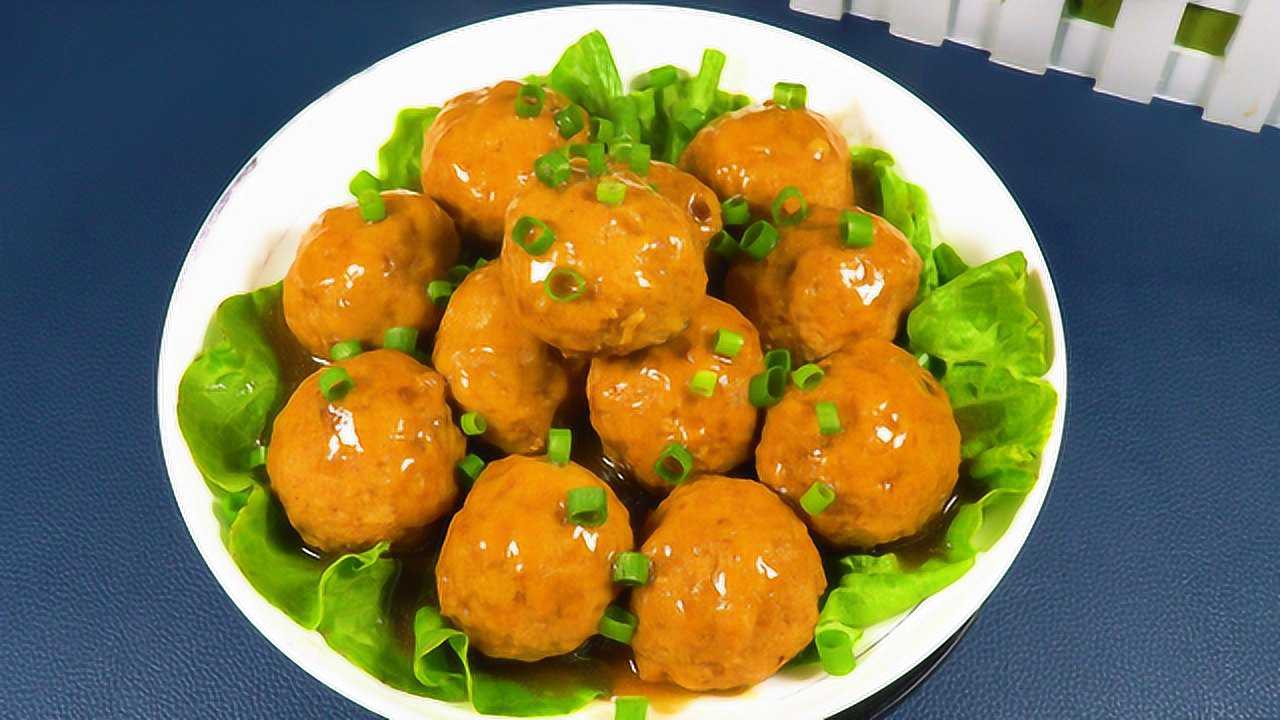 给女朋友做的红烧狮子头吃一次就难以忘记下次还让我做