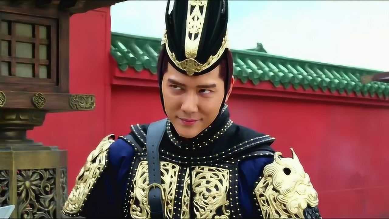 尉迟真金被金吾卫围住,以凶狠的表情说最怂的话:把我带走