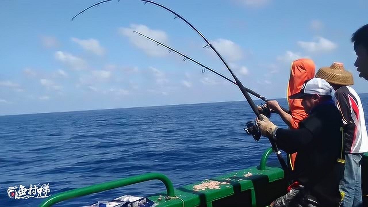 深海钓鱼,原来海钓高手是这样和金枪鱼搏斗的,学习了