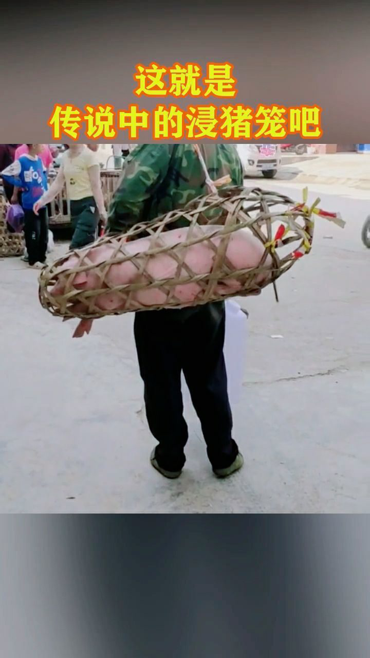 这就是传说中的浸猪笼吧