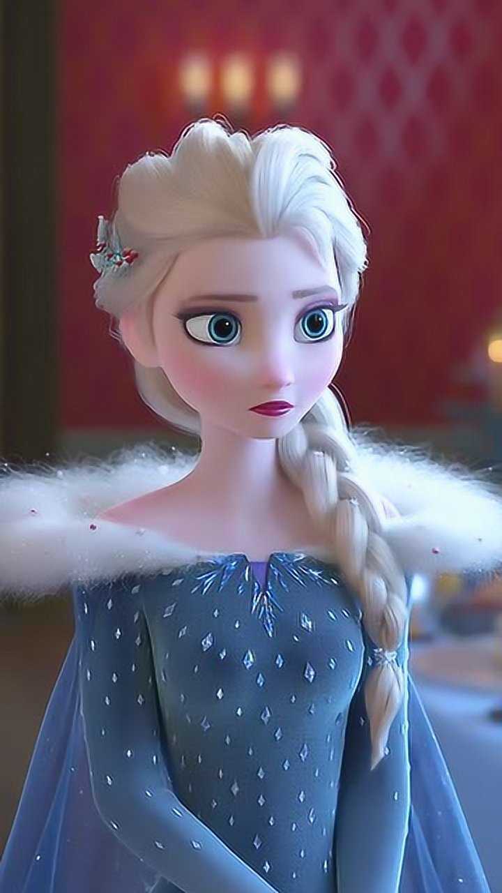 迪士尼公主艾莎这么可爱又a的姑娘谁不爱