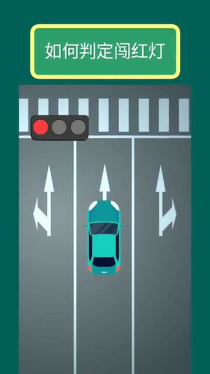 闯红灯的判定方法很简单三张照片一张也不能少少一张都不作数