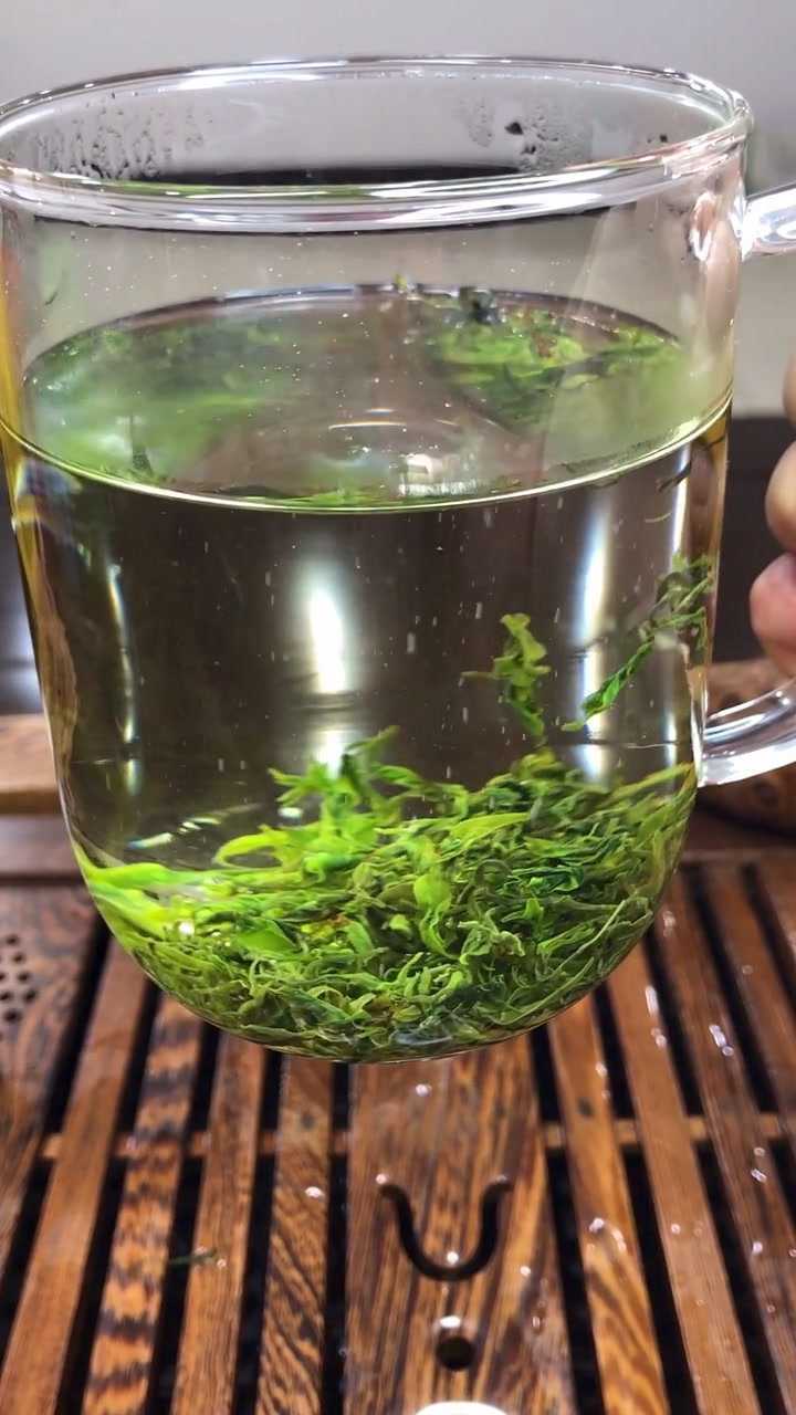 铁观音茶叶泡水之后特别的好看就很像海里面的海藻