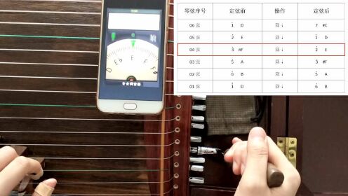 [图]【如何使用调音器定弦】古筝&乐理小知识系列04期
