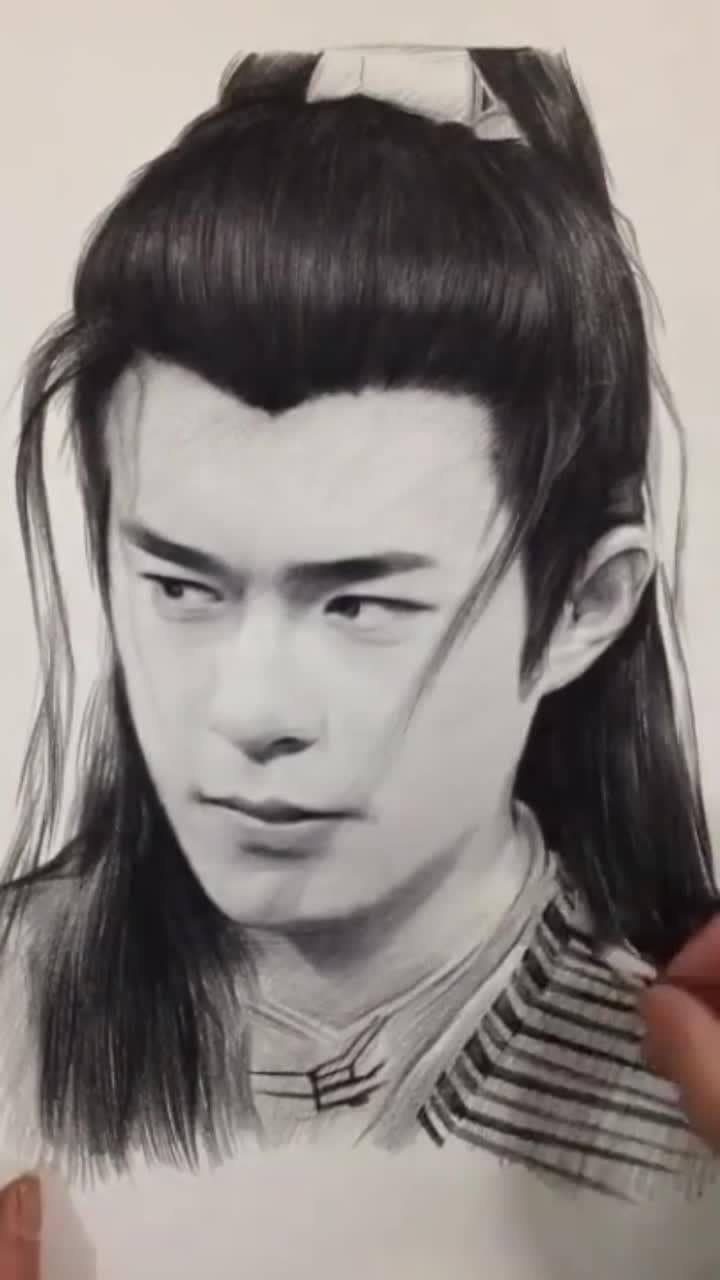 手绘古天乐版杨过年轻时候真是盛世美颜当然现在也不差